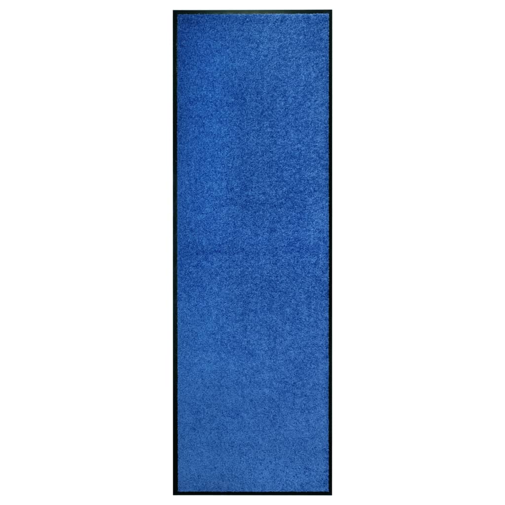 Vetonek Felpudo lavable azul 60x180 cm