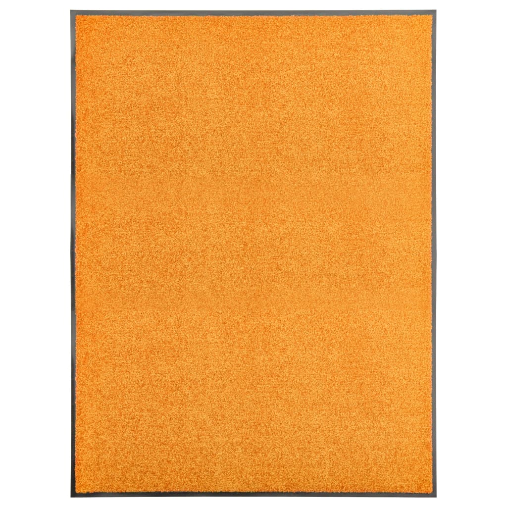 Vetonek Felpudo lavable naranja 90x120 cm