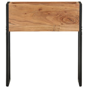 Jardinière en bois d'acacia massif Vetonek 60x20x68 cm