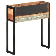 Jardinera de madera maciza reciclada 60x20x68 cm v7208 Vetonek