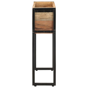 Jardinera de madera maciza reciclada 60x20x68 cm v7208 - Vetonek