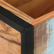 Jardinera de madera maciza reciclada 60x20x68 cm v7208 - Vetonek
