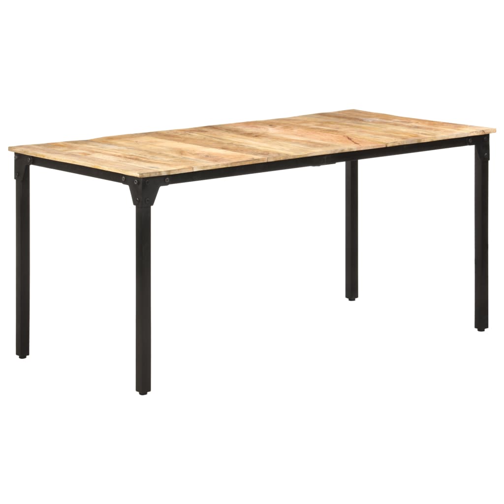 RUGOSE MANGO WOOD DINING TABLE 160x80x76 cm