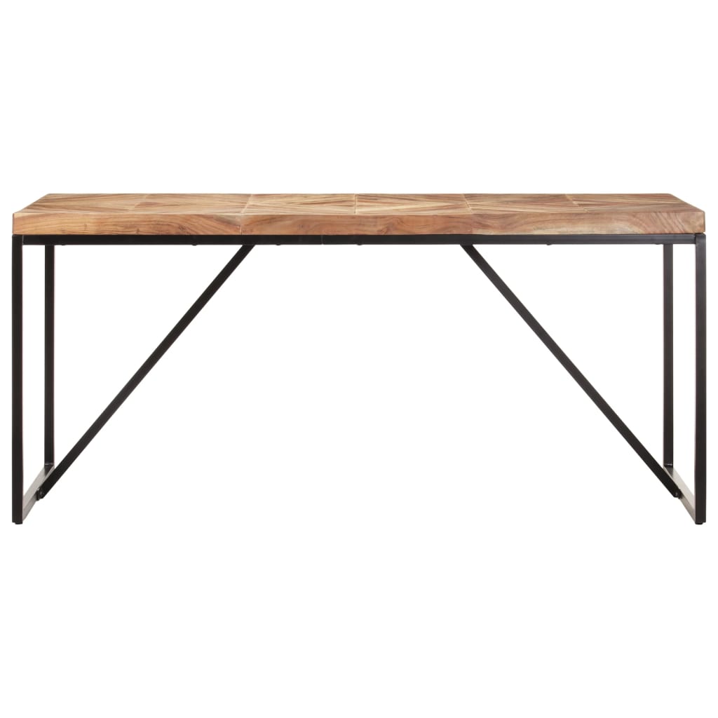 Mesa de comedor madera maciza de acacia y mango 160x70x76 cm vidaXL