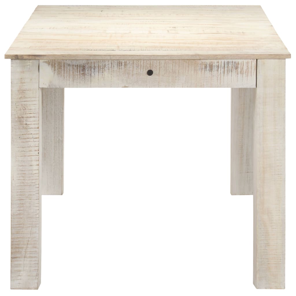 White mango wooden dining table 180x90x76 cm