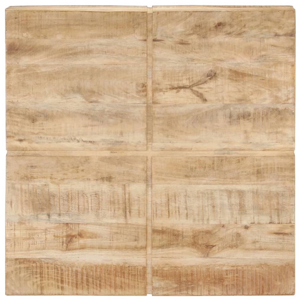 Mesa de centro de madera maciza de mango 80x80x28 cm vidaXL