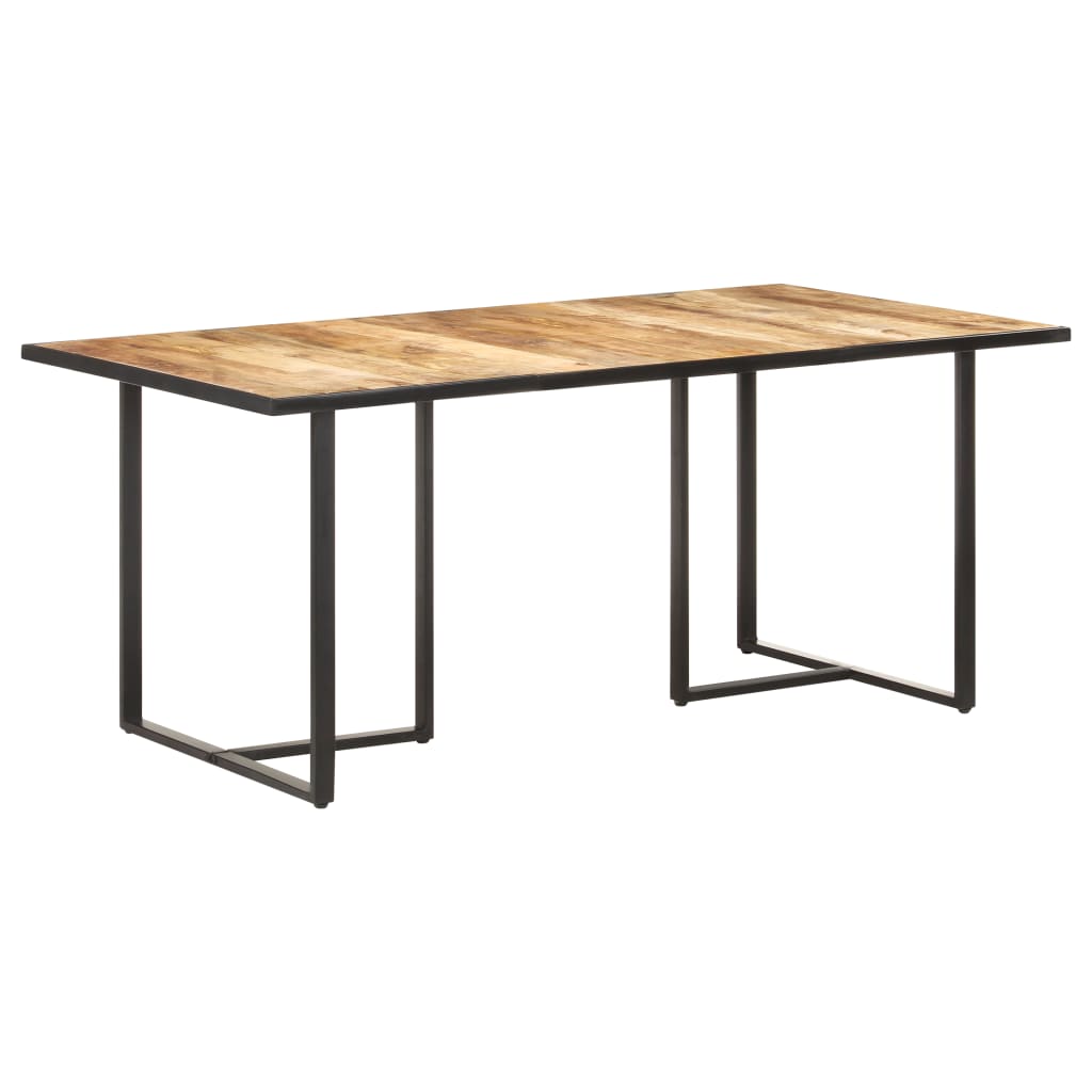 Vetonek Mesa de comedor madera de mango rugosa 180 cm