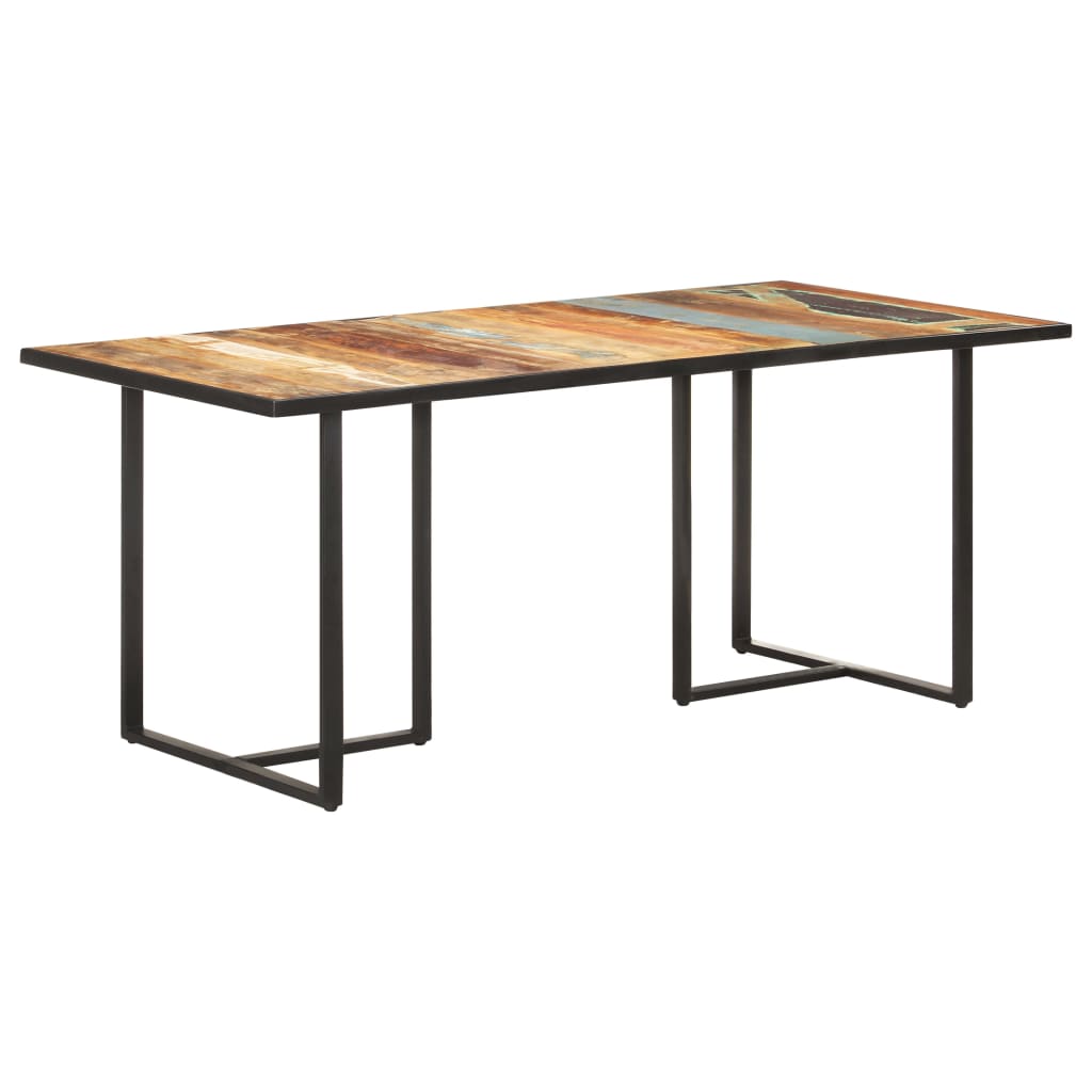 Vetonek Mesa de comedor de madera maciza reciclada 180 cm