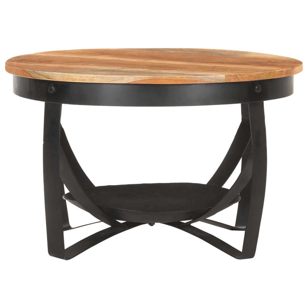 Acacia solid wood center table Ø68x43 cm