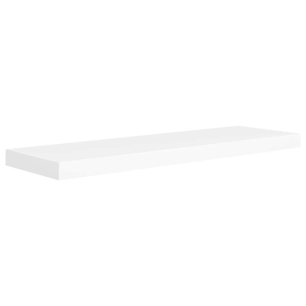 Estantes flotantes de pared 2 uds MDF blanco 80x23,5x3,8 cm vidaXL