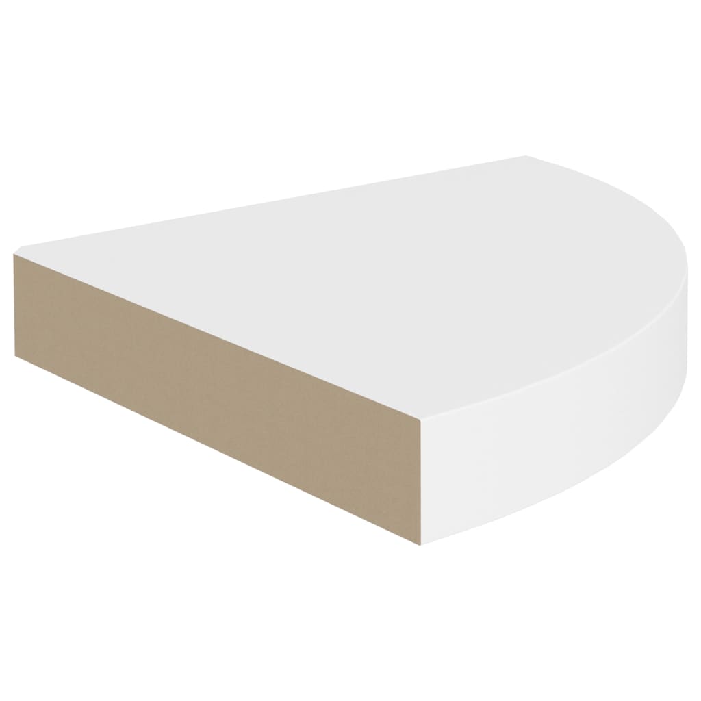 Estantes flotantes de pared 4 uds MDF blanco 25x25x3,8 cm vidaXL