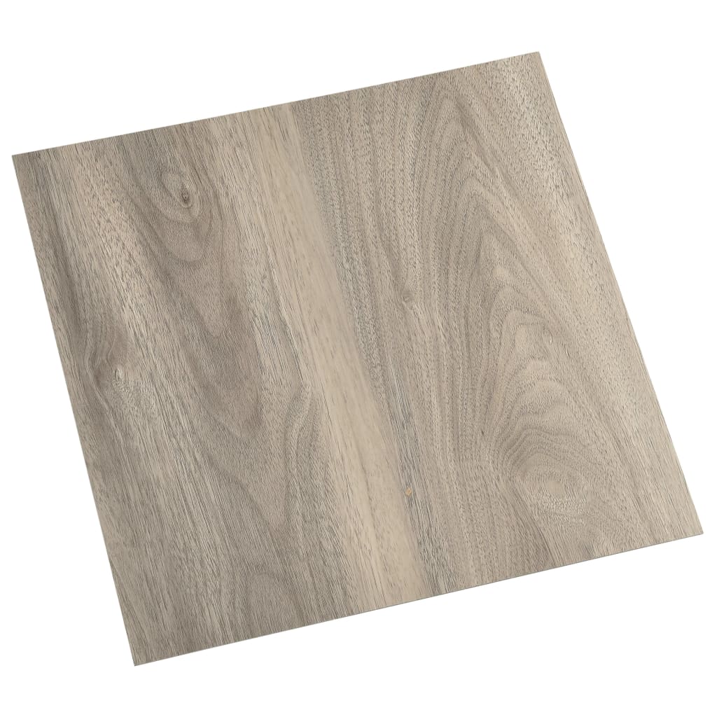 Lamas para suelo autoadhesivas 55 uds PVC gris taupe 5,11 m² - Vetonek