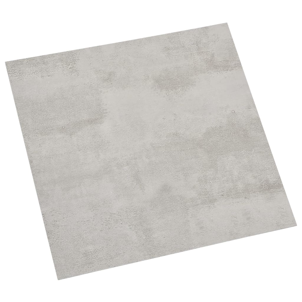 Lamas para suelo autoadhesivas 55 uds PVC gris claro 5,11 m² - Vetonek