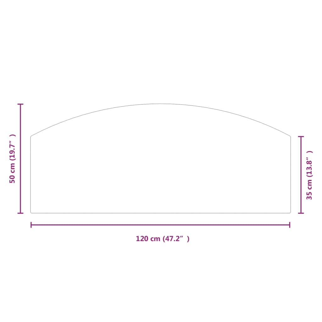 120x50 cm chimney glass plate