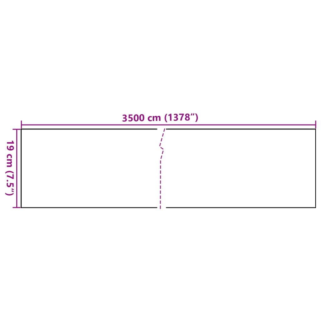 Privacy Panels 4 UDS PVC Cream 35x0.19 m