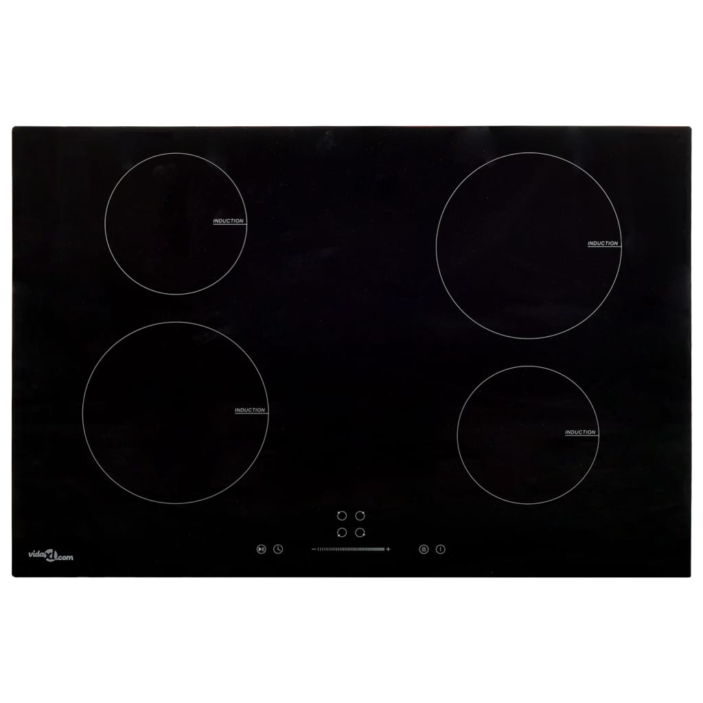 Vetonek Placa de inducción con 4 quemadores control táctil 77 cm 7000 W