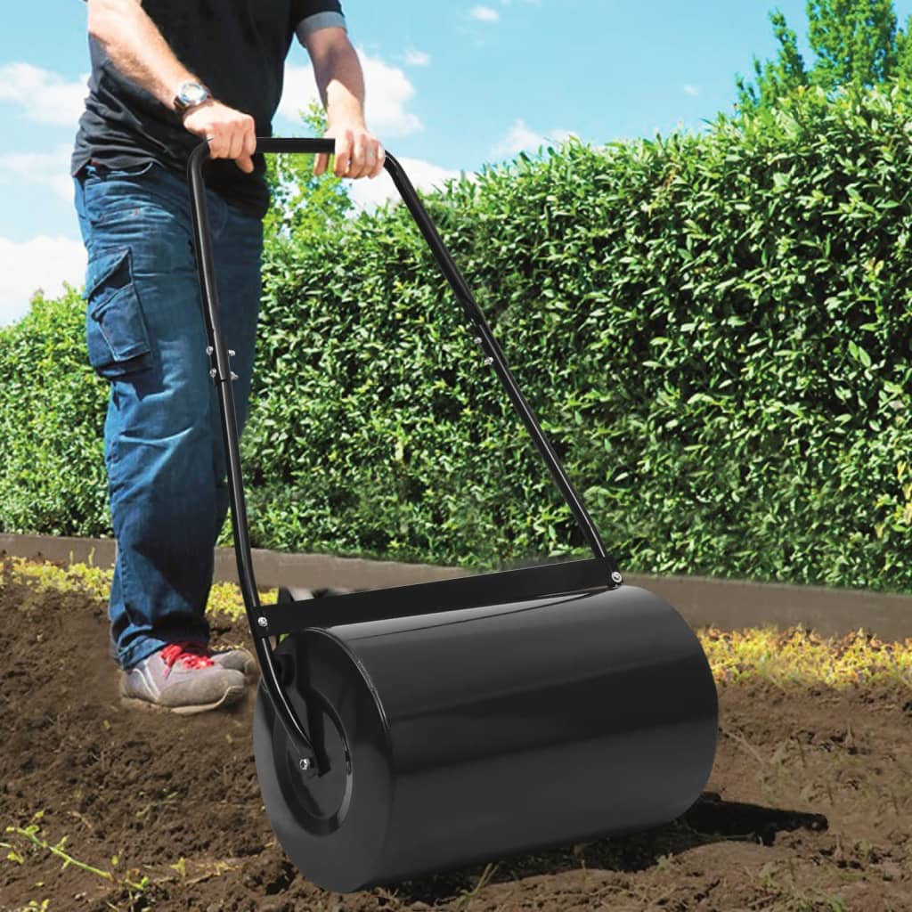 Vetonek Rodillo para césped negro 63 cm 50 L