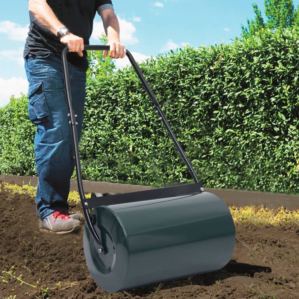 Vetonek Rodillo para césped verde y negro 63 cm 50 L