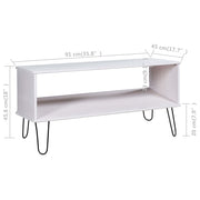 Mesa de centro New York madera maciza pino blanca V1036 Vetonek