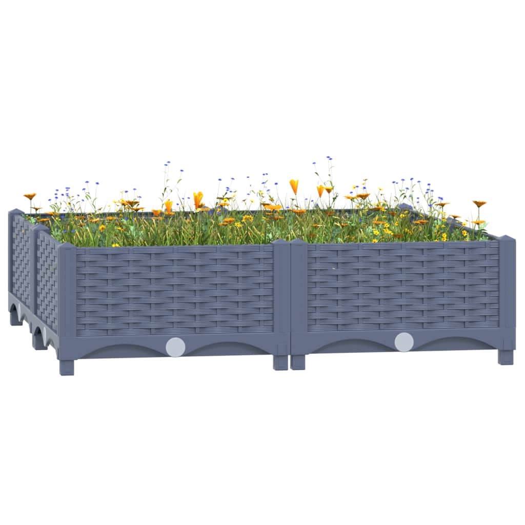 Vetonek jardinera 80x80x23 cm polipropileno