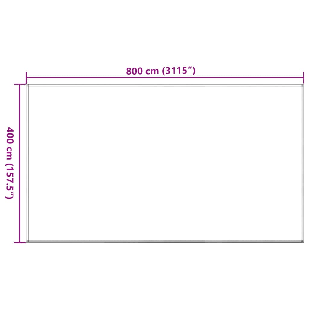 Terma della traccia della tracita HDPE 400x800 cm