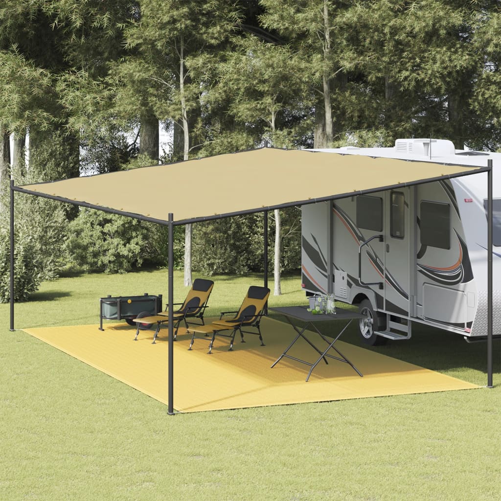 Carpete para tenda bege 400x700 cm