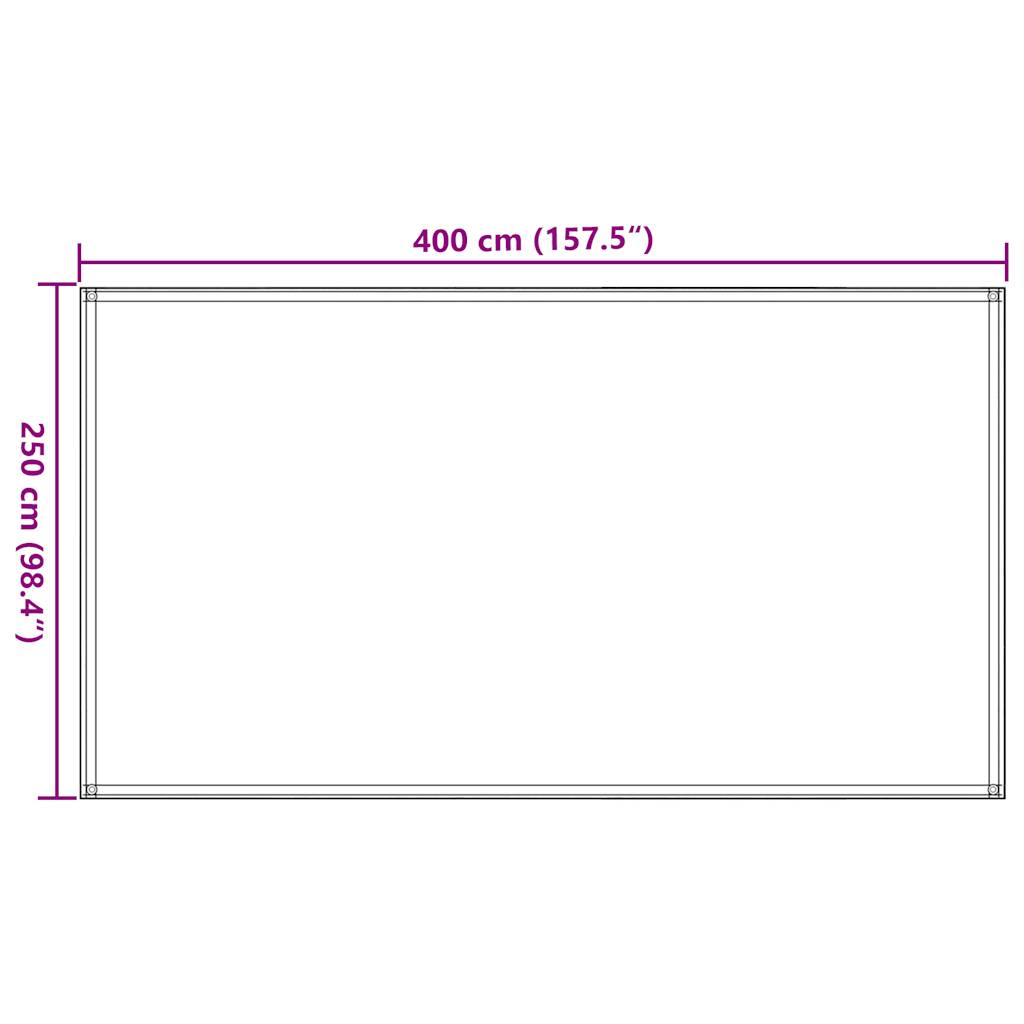 CAMPACIÓ CARTA 250X400CM ANTRACITE i BLANC