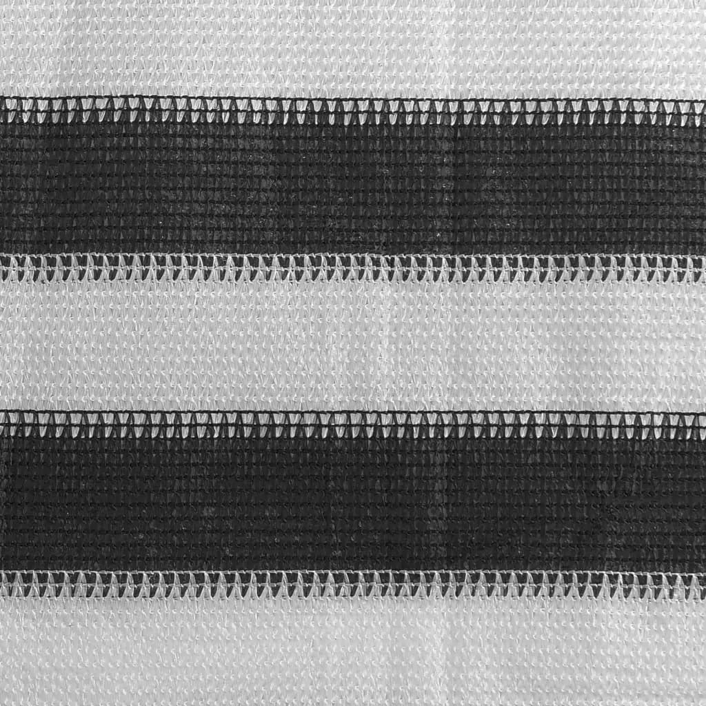 Toldo para balcón hdpe 90x300 cm gris antracita y blanco v4150 Vetonek