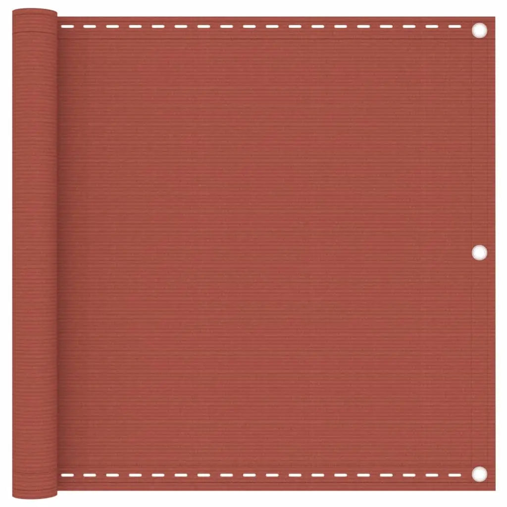 Toldo para balcón hdpe terracota 90x300 cm v5119 Vetonek