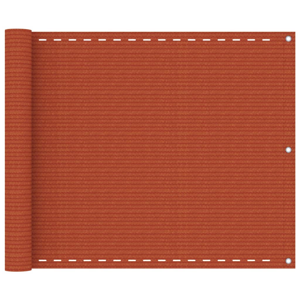 Vetonek Toldo para balcón HDPE naranja 75x500 cm