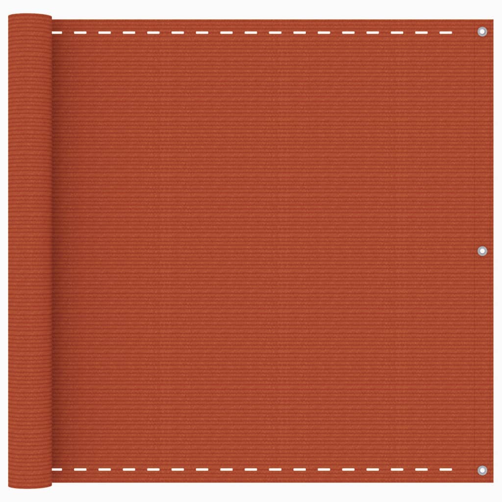 Vetonek Toldo para balcón HDPE naranja 90x500 cm 