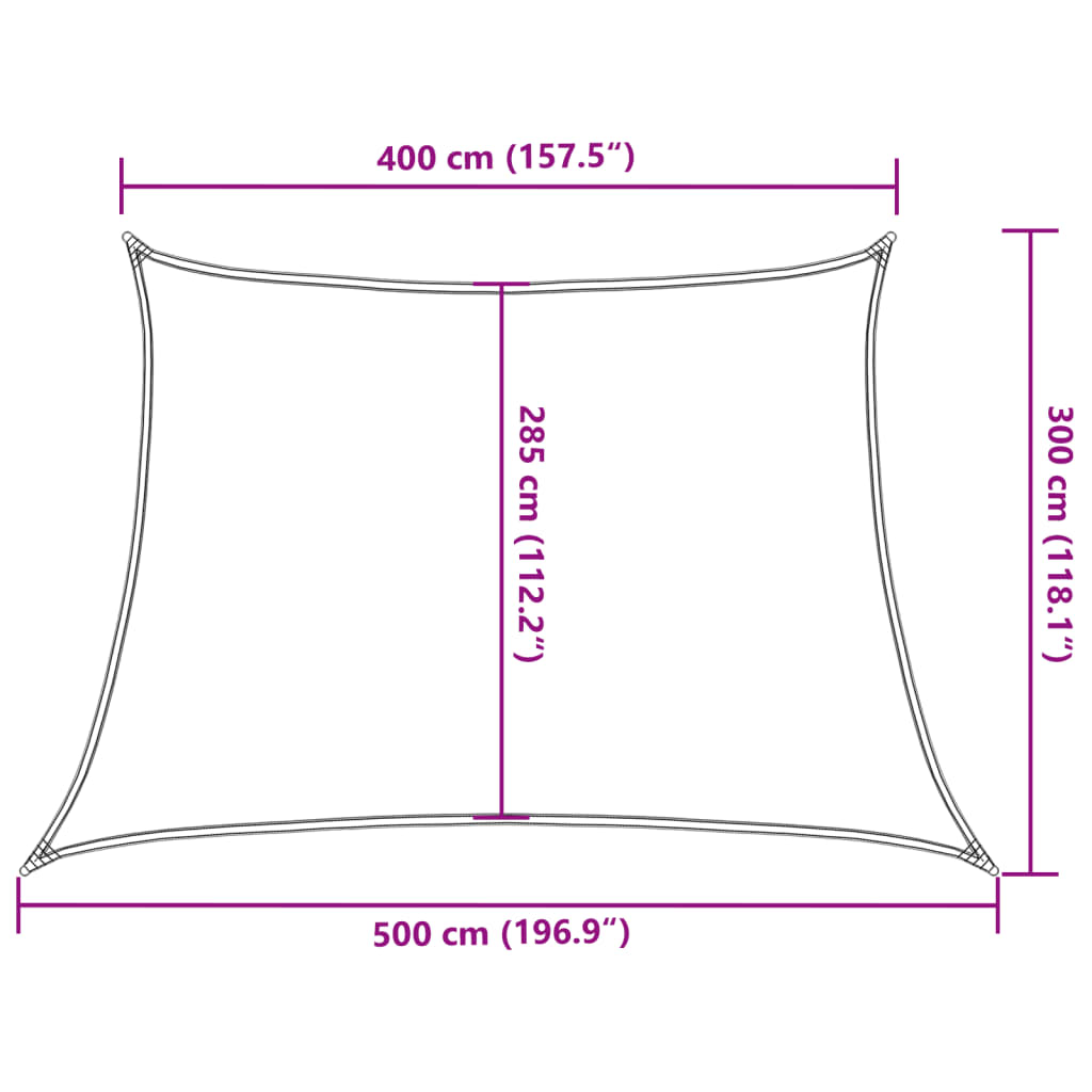 HDPE Beige Candle Awors 160 g/m² 4/5x3 m