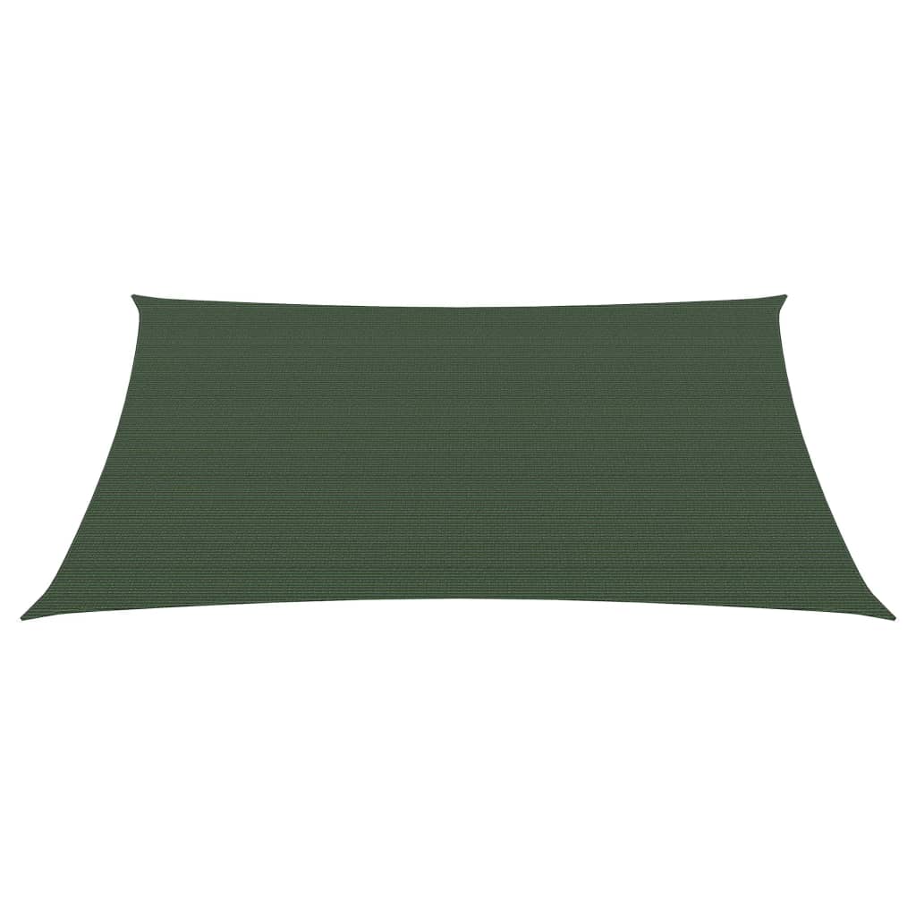 Toldão de vela verde escuro 160 g/m² 3/4x3 m