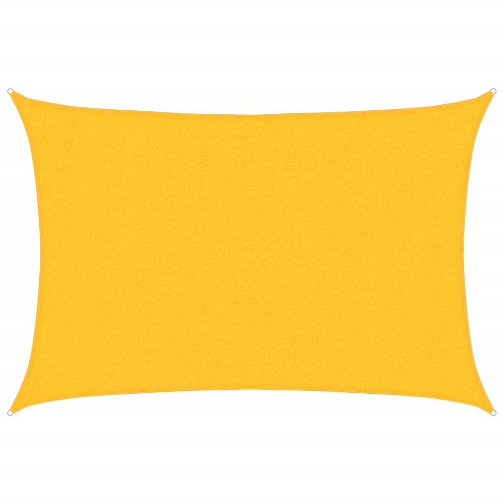 Vetonek Toldo de vela HDPE amarillo 160 g/m² 3x4 m