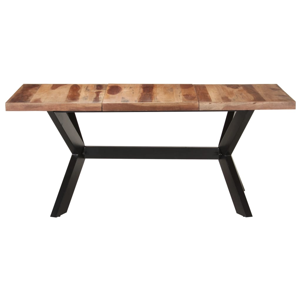 Mesa de comedor de madera acacia acabado miel 180x90x75 cm vidaXL