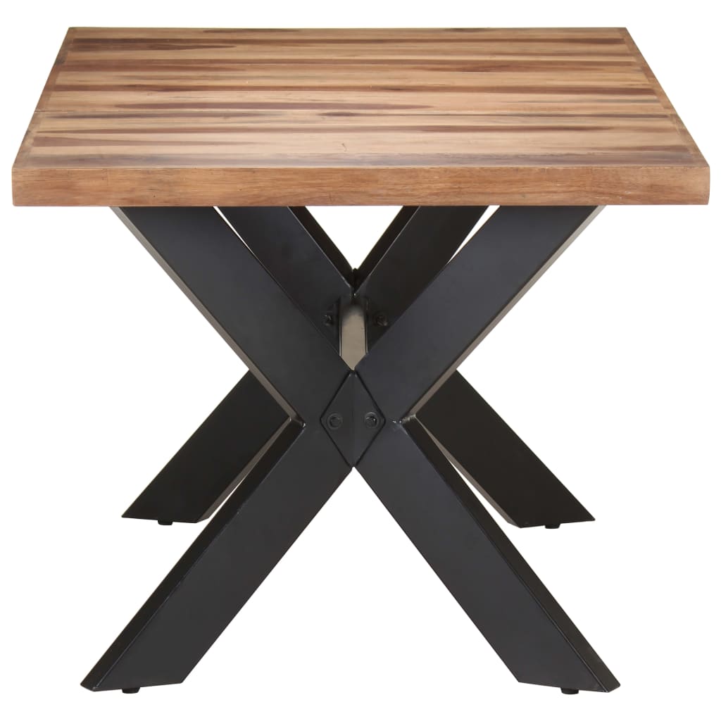 Mesa de comedor de madera acacia acabado miel 180x90x75 cm vidaXL