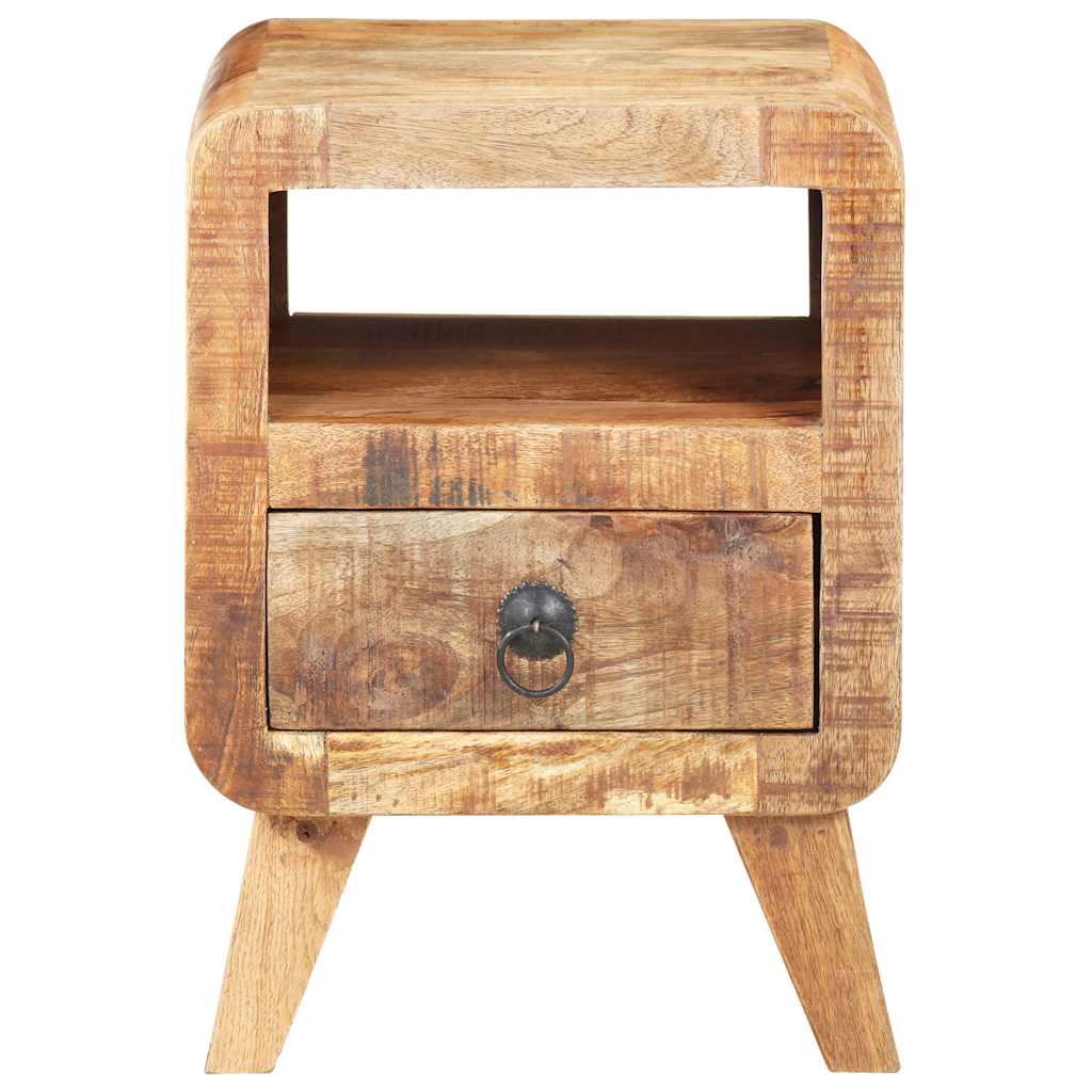 RUGOSO MANGO WOOD NIGHT TABLE 30x30x41 cm