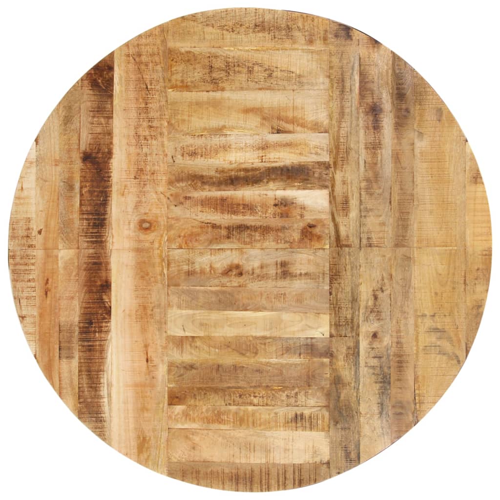 Round -Rough Mango in legno Tavolo da pranzo 175x75 cm