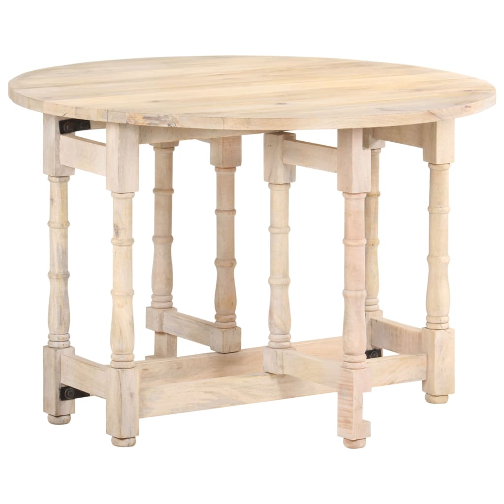 Round Round Wooden Dining Table 110x76 cm