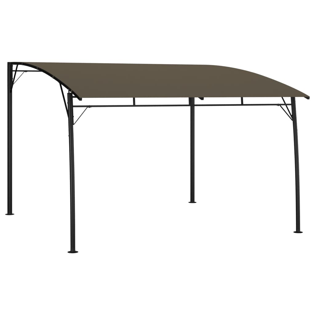 Vetonek Toldo parasol de jardín gris taupe 3x3x2,55 m