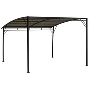Toldo parasol de jardín gris taupe 3x3x2,55 m - Vetonek