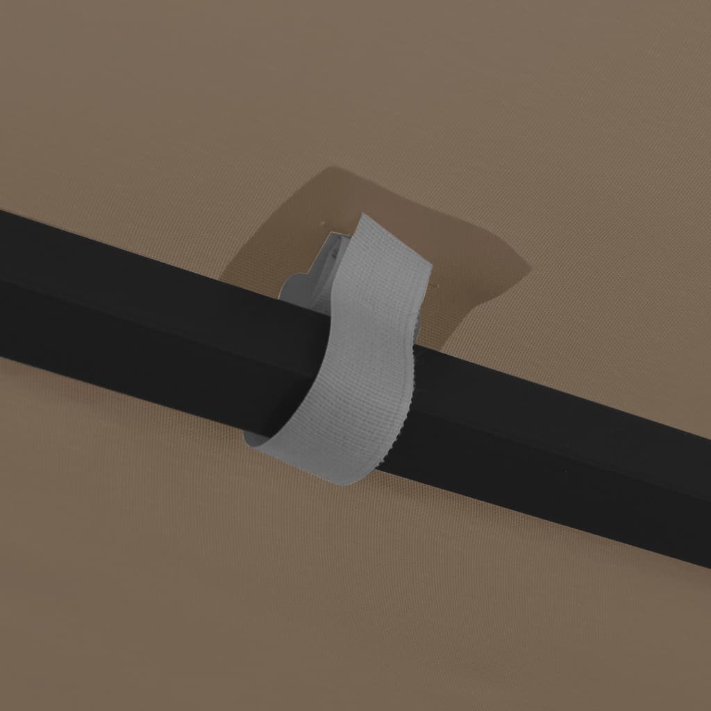 Cenador gris taupe 3x3 m v6761 - Vetonek