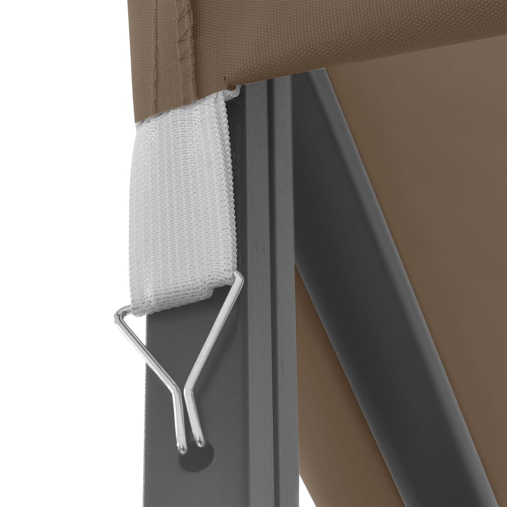 Cenador gris taupe 3x3 m v6761 - Vetonek