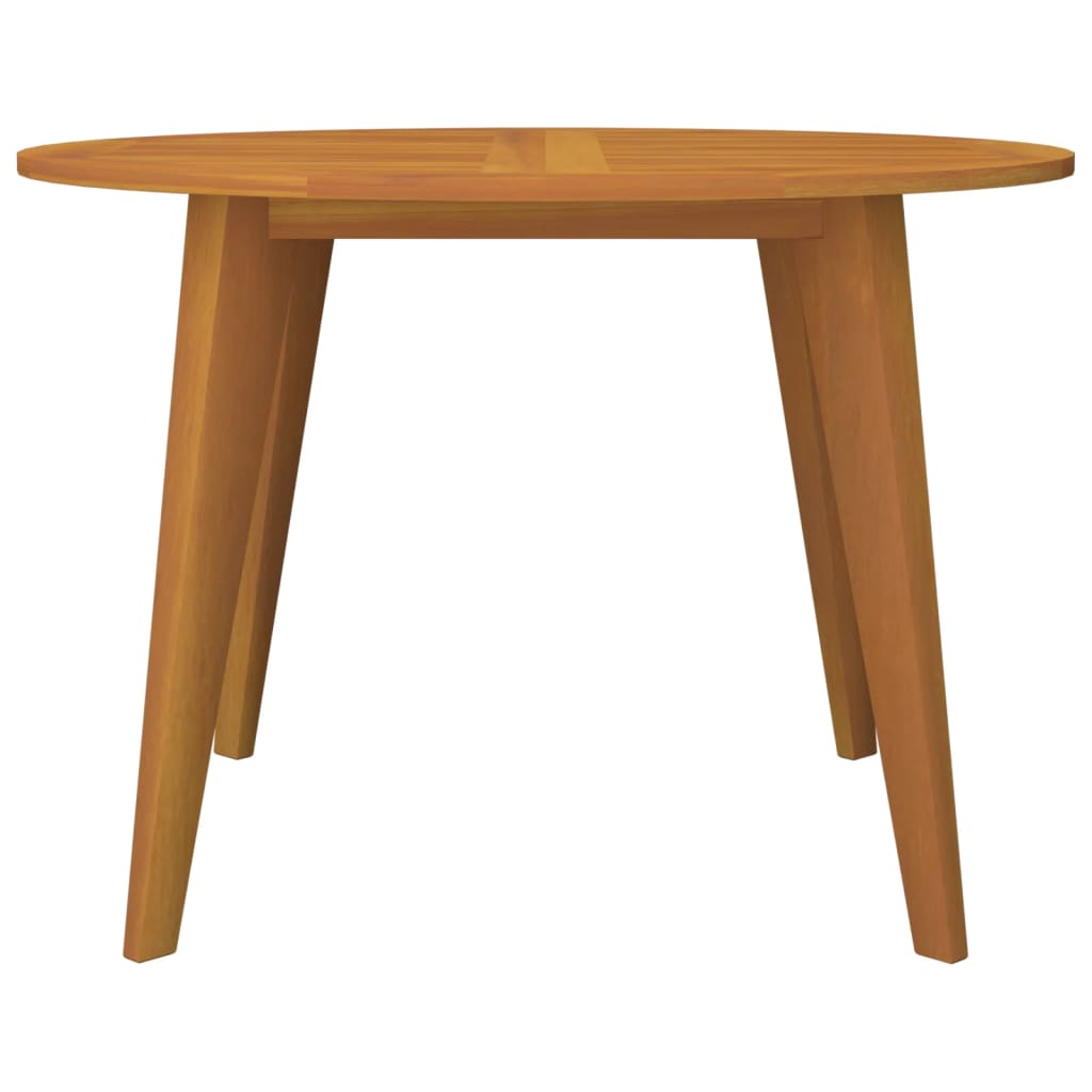 Acacia solid wooden garden table Ø110x75 cm