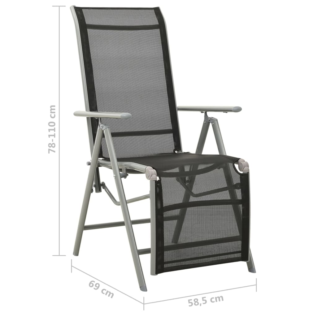 Jardin textile et aluminium argenté inclinable