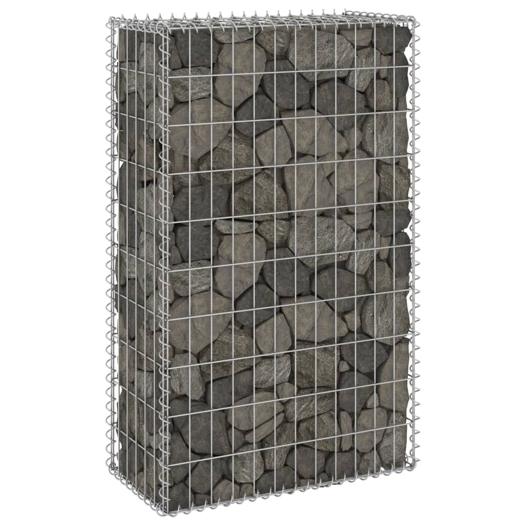 Vetonek Muro de gaviones con cubiertas acero galvanizado 60x30x100 cm