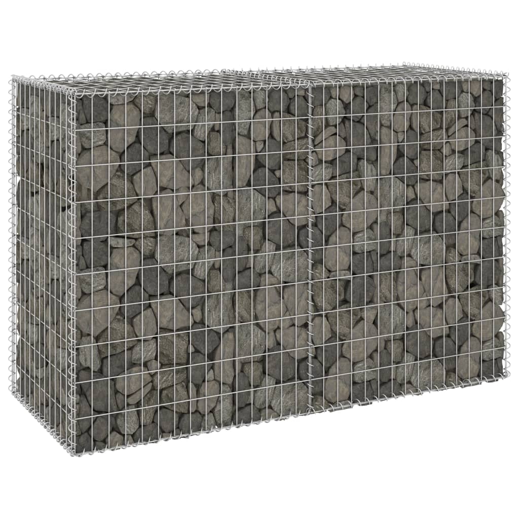 Vetonek Muro de gaviones con cubiertas acero galvanizado 150x60x100 cm