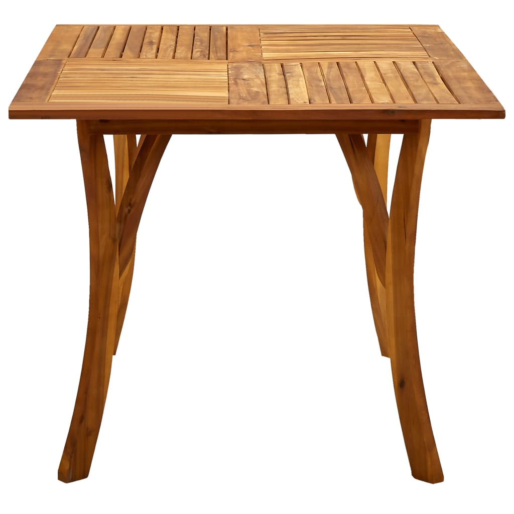 Acacia solid wooden garden table 150x90x75 cm