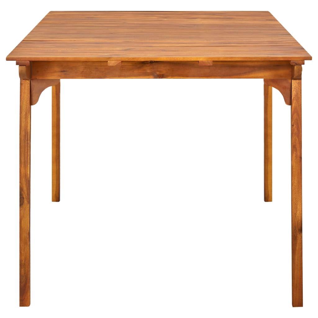 Acacia solid wooden garden table 150x90x75 cm