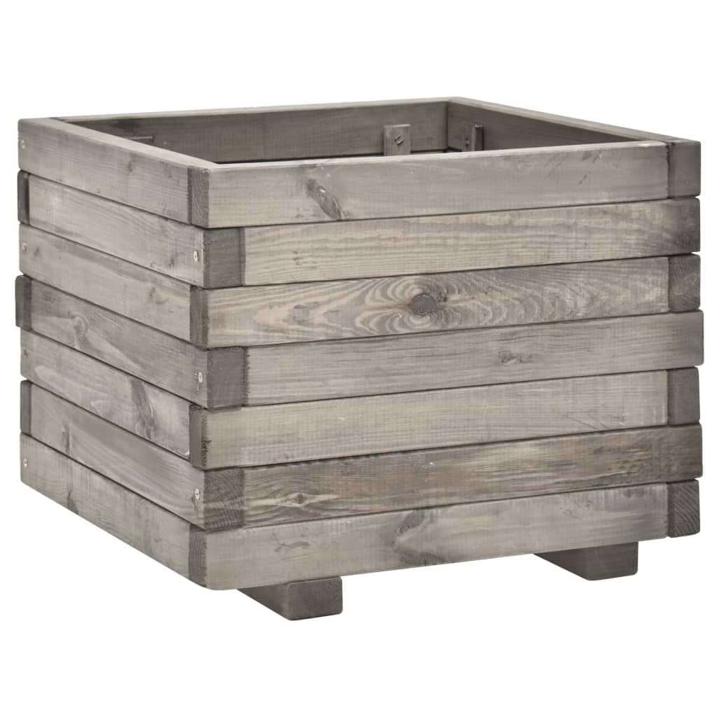 Vetonek Jardinera de madera de pino maciza 50x50x40 cm